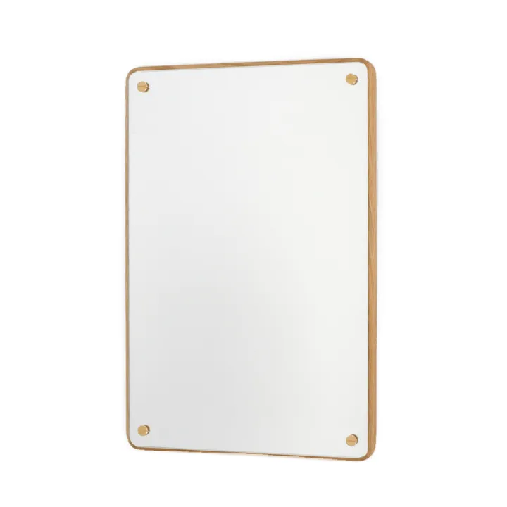 RM-1 Rectangular spegel - Oak, small, 58x40 cm - FRAMA