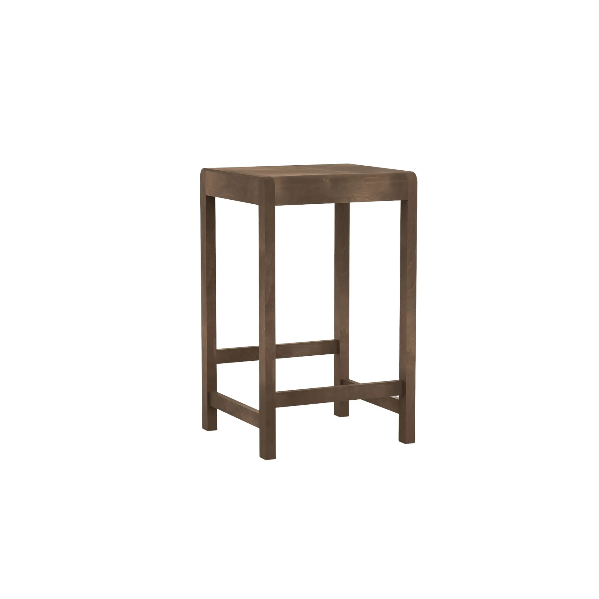 Stool 01 バースツール, Dark brown birch, 65 cm FRAMA