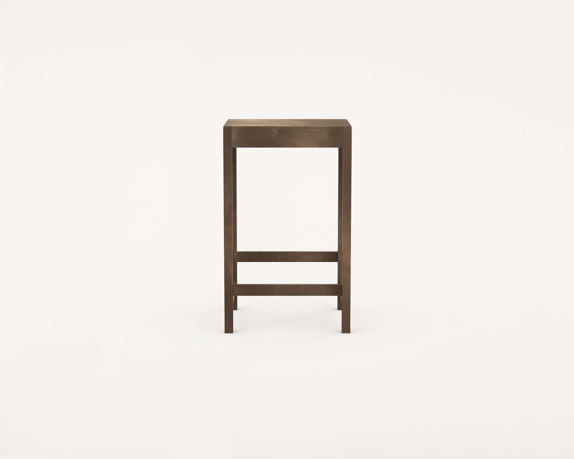 Stool 01 バースツール, Dark brown birch, 65 cm FRAMA