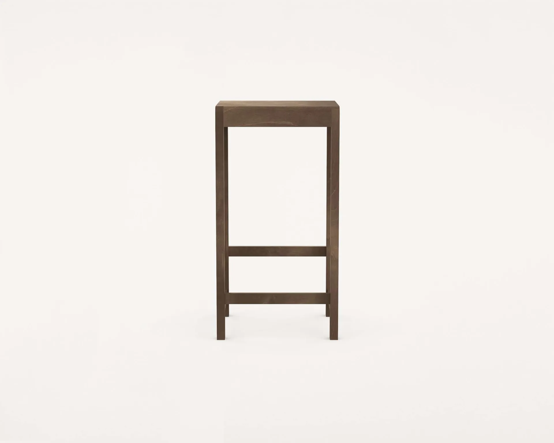 Stool 01 バースツール, Dark brown birch, 76 cm FRAMA