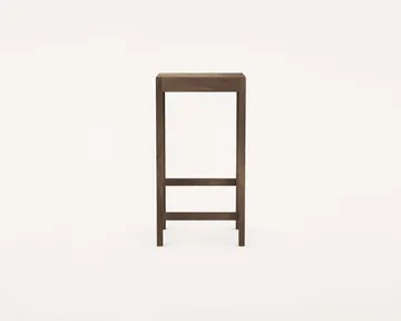 Stool 01 バースツール - Dark brown birch, 76 cm - FRAMA