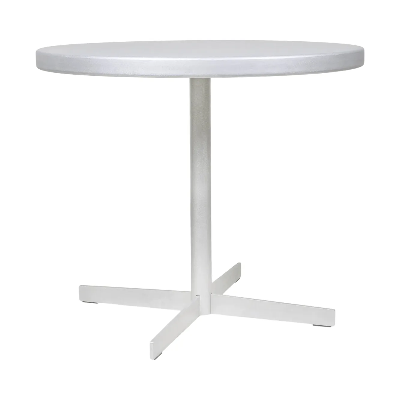Tasca Table ダイニングテーブル, Aluminium, large, Ø87,5x75,5 cm FRAMA
