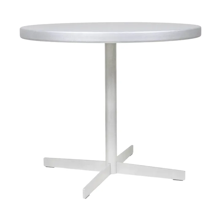 Tasca Table ダイニングテーブル - Aluminium, large, Ø87,5x75,5 cm - FRAMA