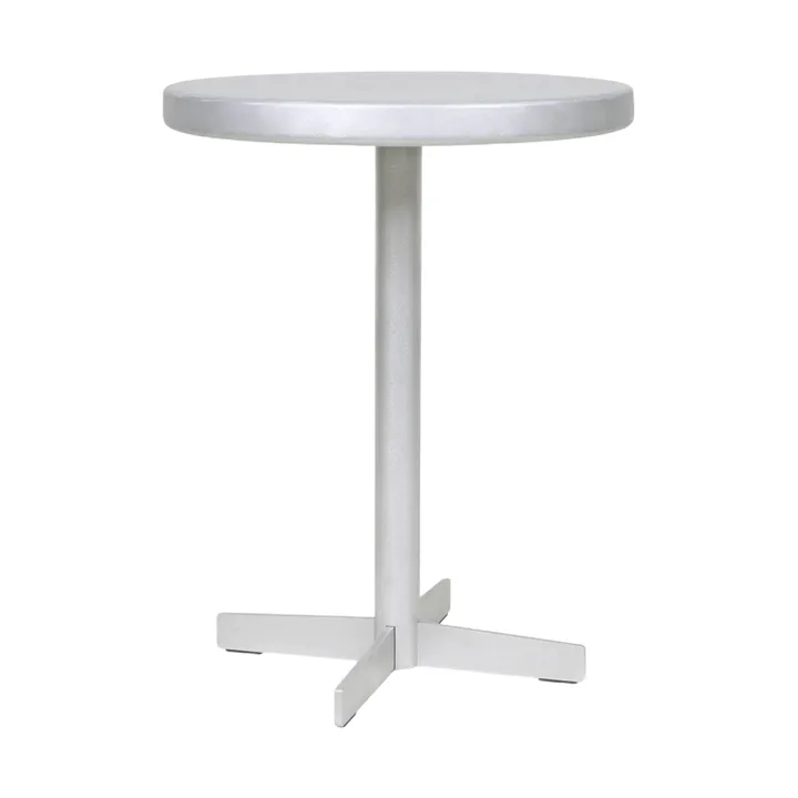Tasca Table ダイニングテーブル - Aluminium, small, Ø58x75,5 cm - FRAMA