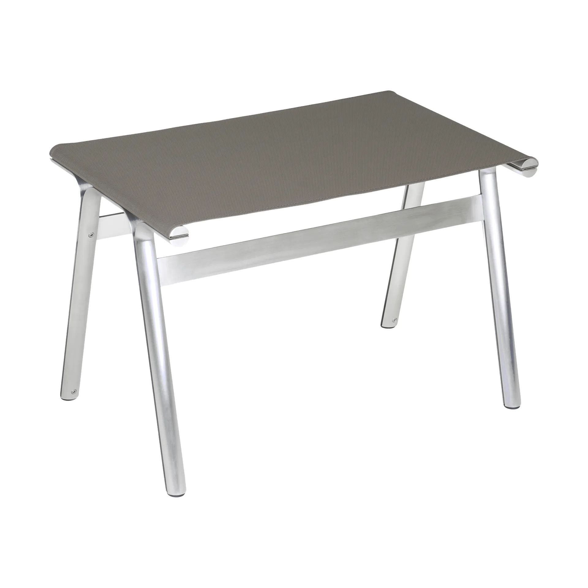 Union スツール, Aluminium-Taupe Mesh, H: 40,6 cm FRAMA