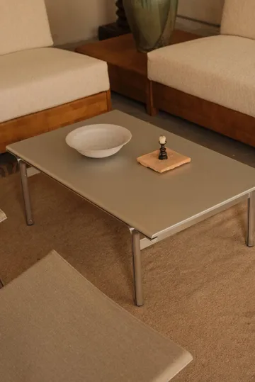 Union コーヒーテーブル - Aluminium-warm brown ash, 97x60x34,5 cm - FRAMA