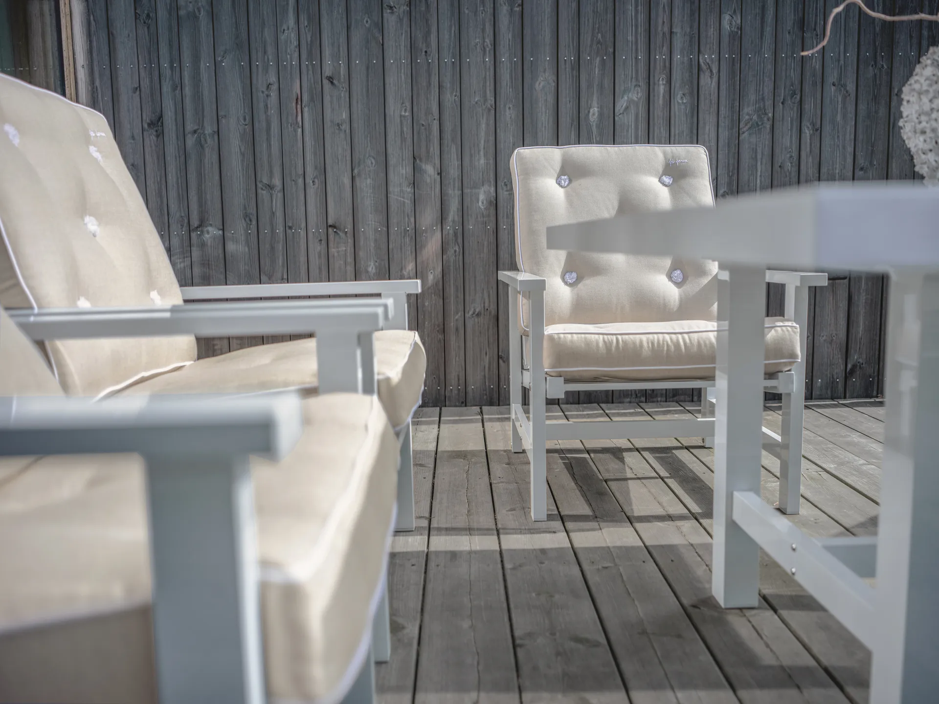 05 アームチェア, White Fri Form