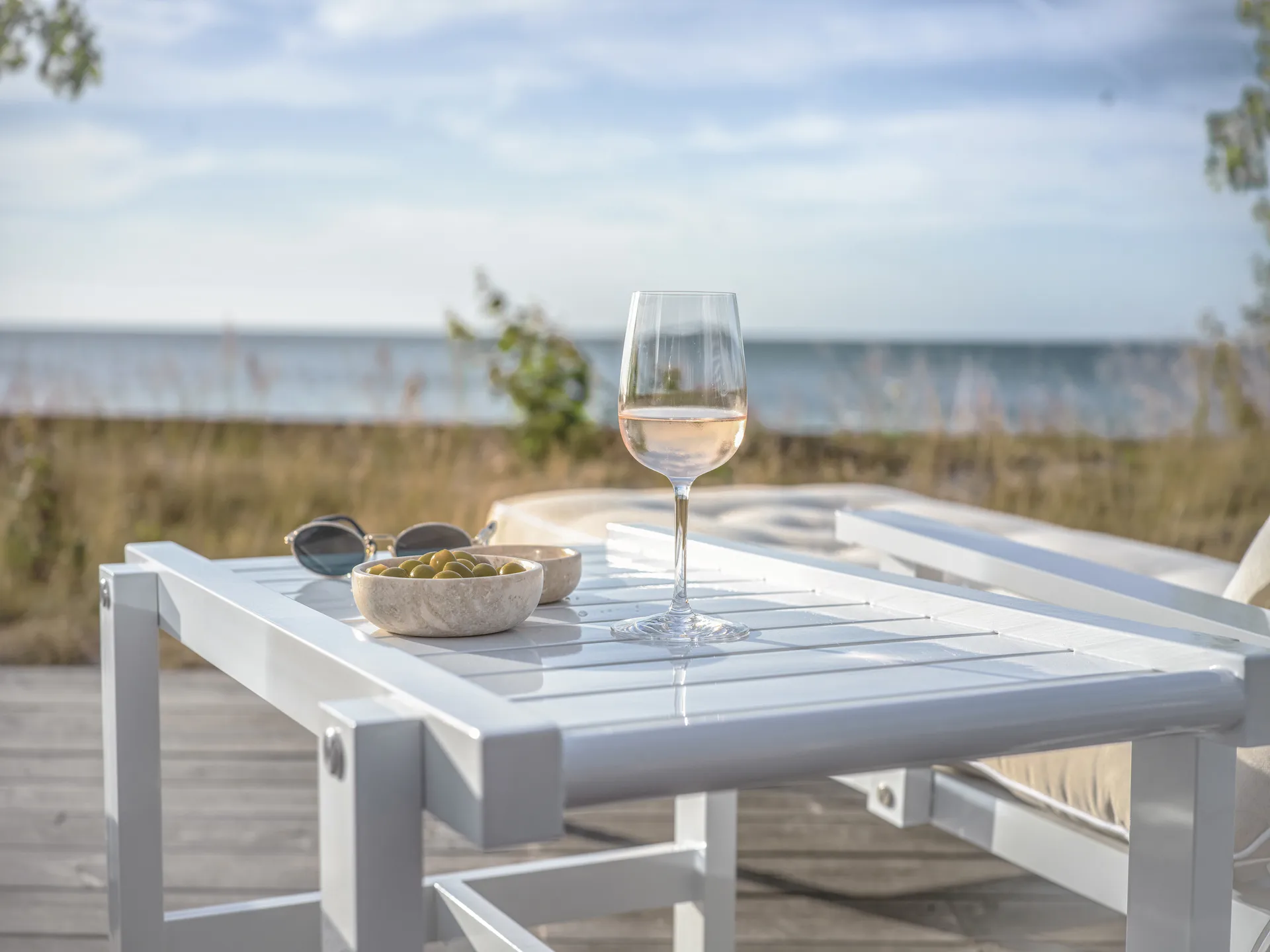 49 トロリーテーブル, White, 50x46 cm Fri Form