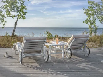 49 トロリーテーブル - White, 50x46 cm - Fri Form