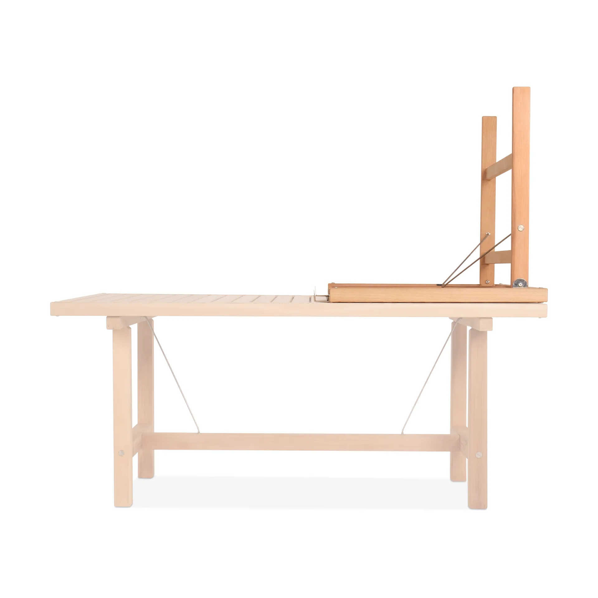 64 エクステンションリーフ レッグ付き, Redwood, H: 68 cm Fri Form