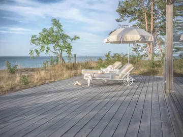 90 パラソル - Beige, Ø220 cm - Fri Form