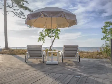 90 パラソル - Beige, Ø220 cm - Fri Form