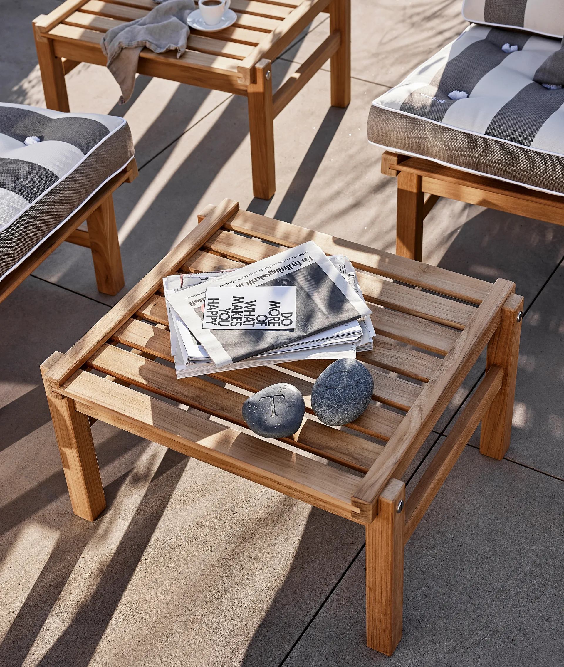 92 オットマン, Teak Fri Form