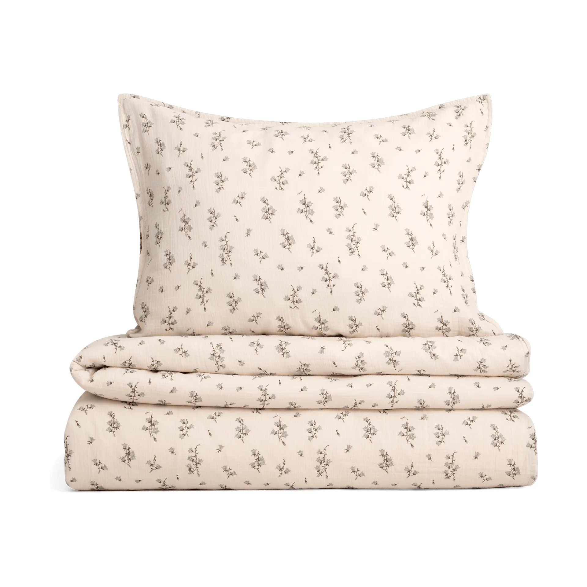 Bluebell Muslin ベッドセット, 150x210 cm/50x60 cm Garbo&Friends