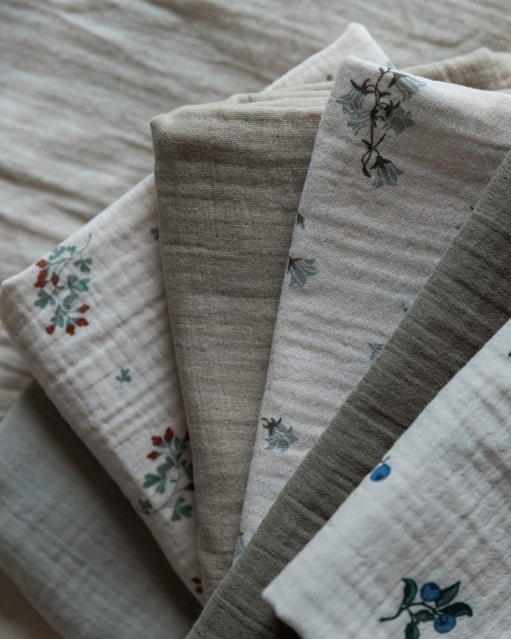 Bluebell Muslin スモールブランケット 2枚, 60x60 cm Garbo&Friends
