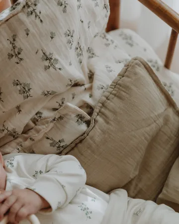 Bluebell Muslin 枕カバー - 50x60 cm - Garbo&Friends