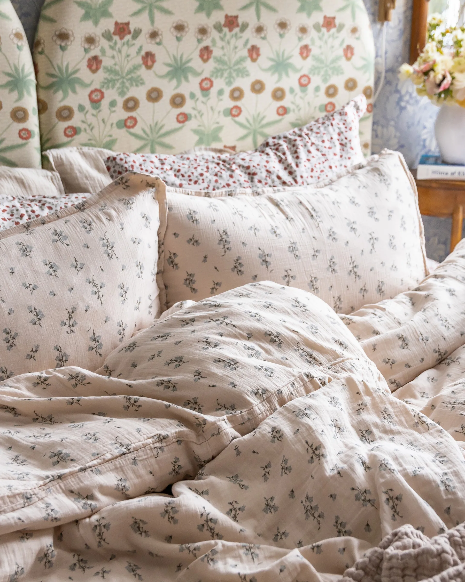 Bluebell Muslin ピローケース, 50x90 cm Garbo&Friends