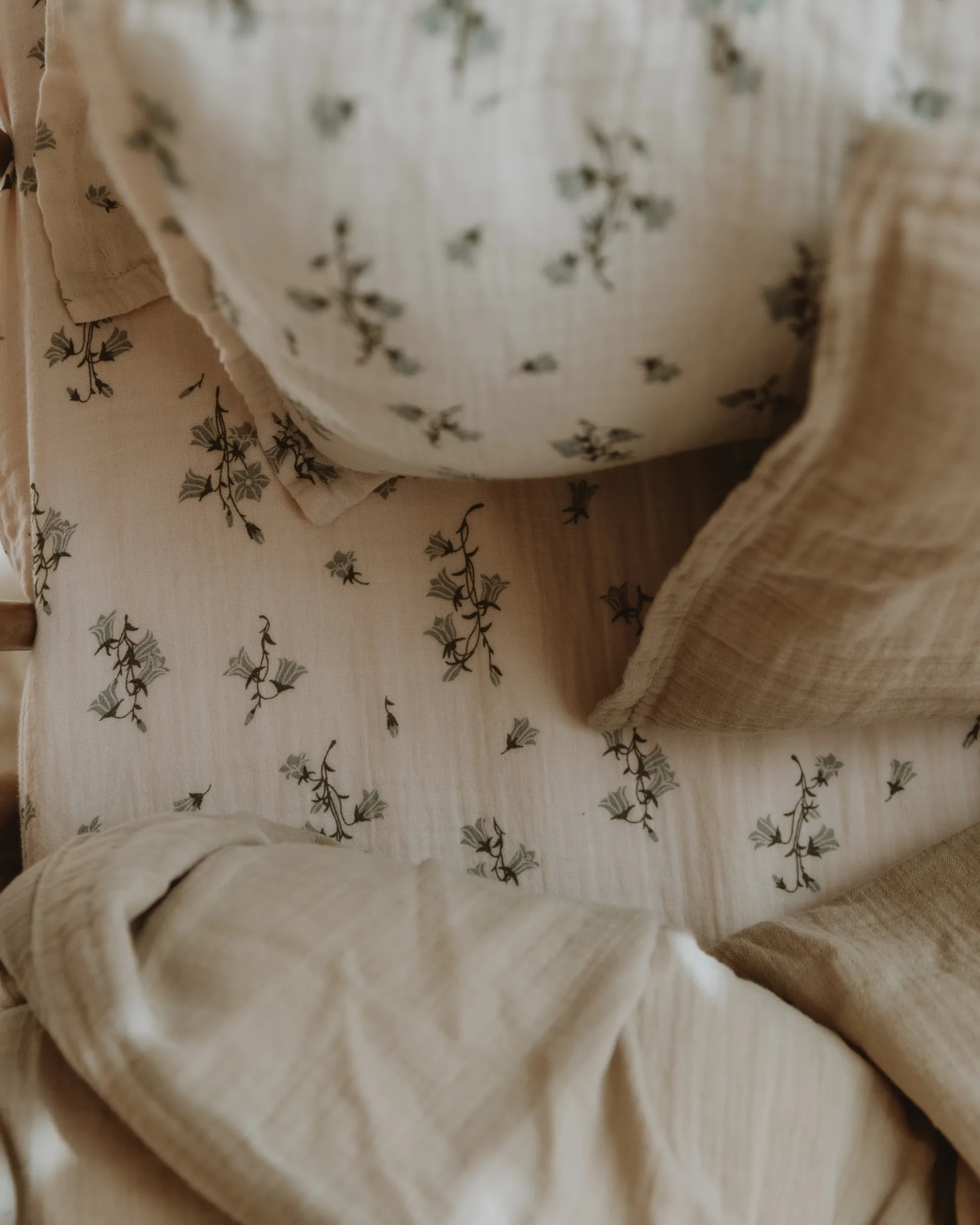 Bluebell Muslin ベッドシーツ, 70x140x20 cm Garbo&Friends