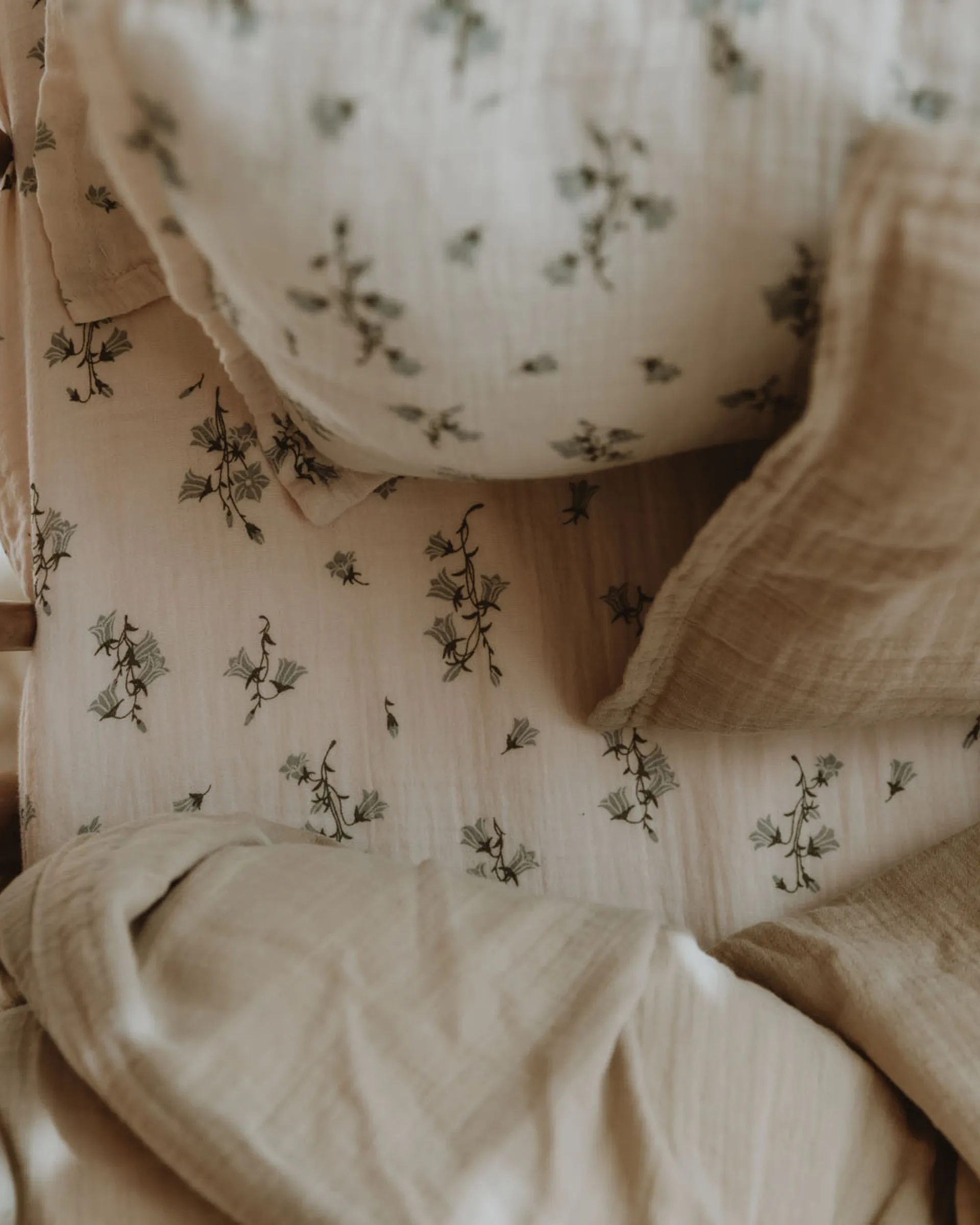 Bluebell Muslin ベッドシーツ, 90x200x30 cm Garbo&Friends