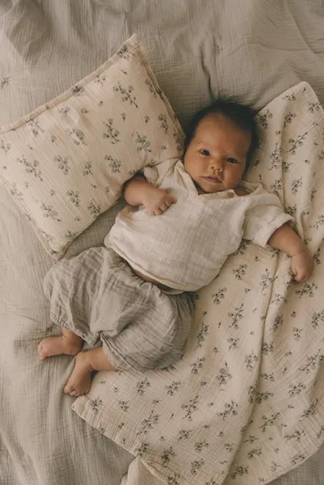 Bluebell Muslin ベッドセット baby - 70x80 cm/28x35 cm - Garbo&Friends