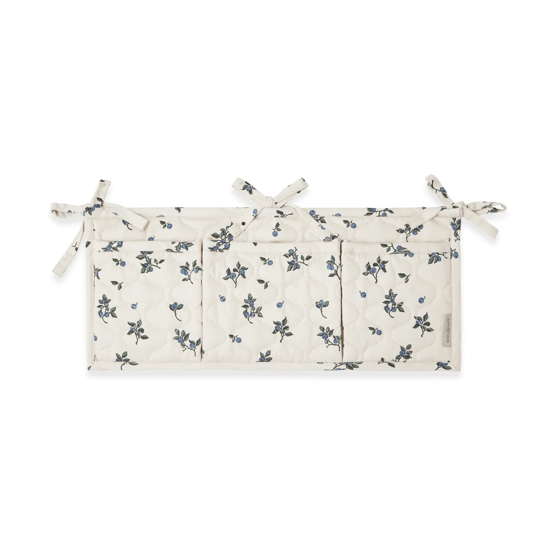 Blueberry サテン キルトベッドポケット, 18x43 cm Garbo&Friends