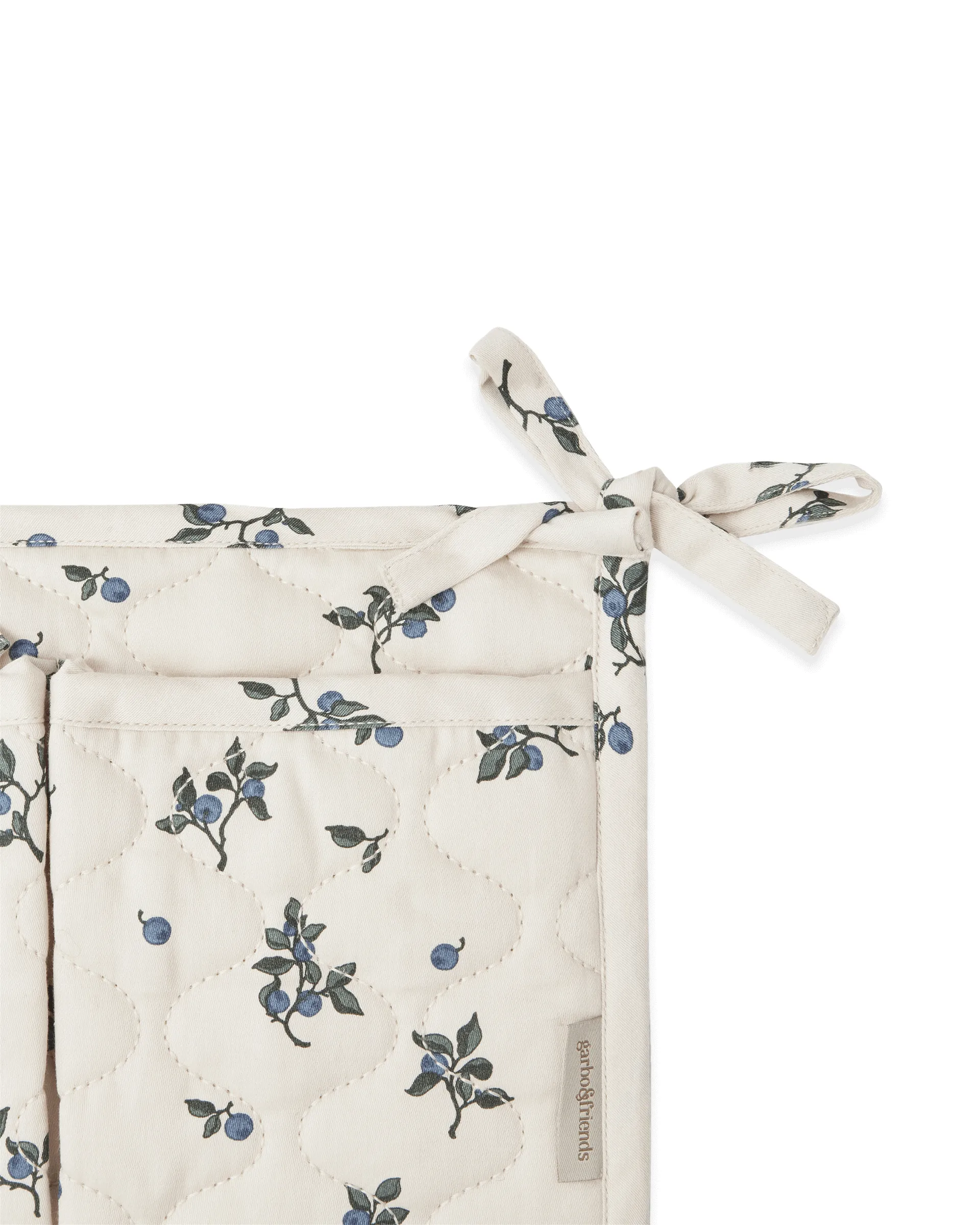 Blueberry サテン キルトベッドポケット, 18x43 cm Garbo&Friends