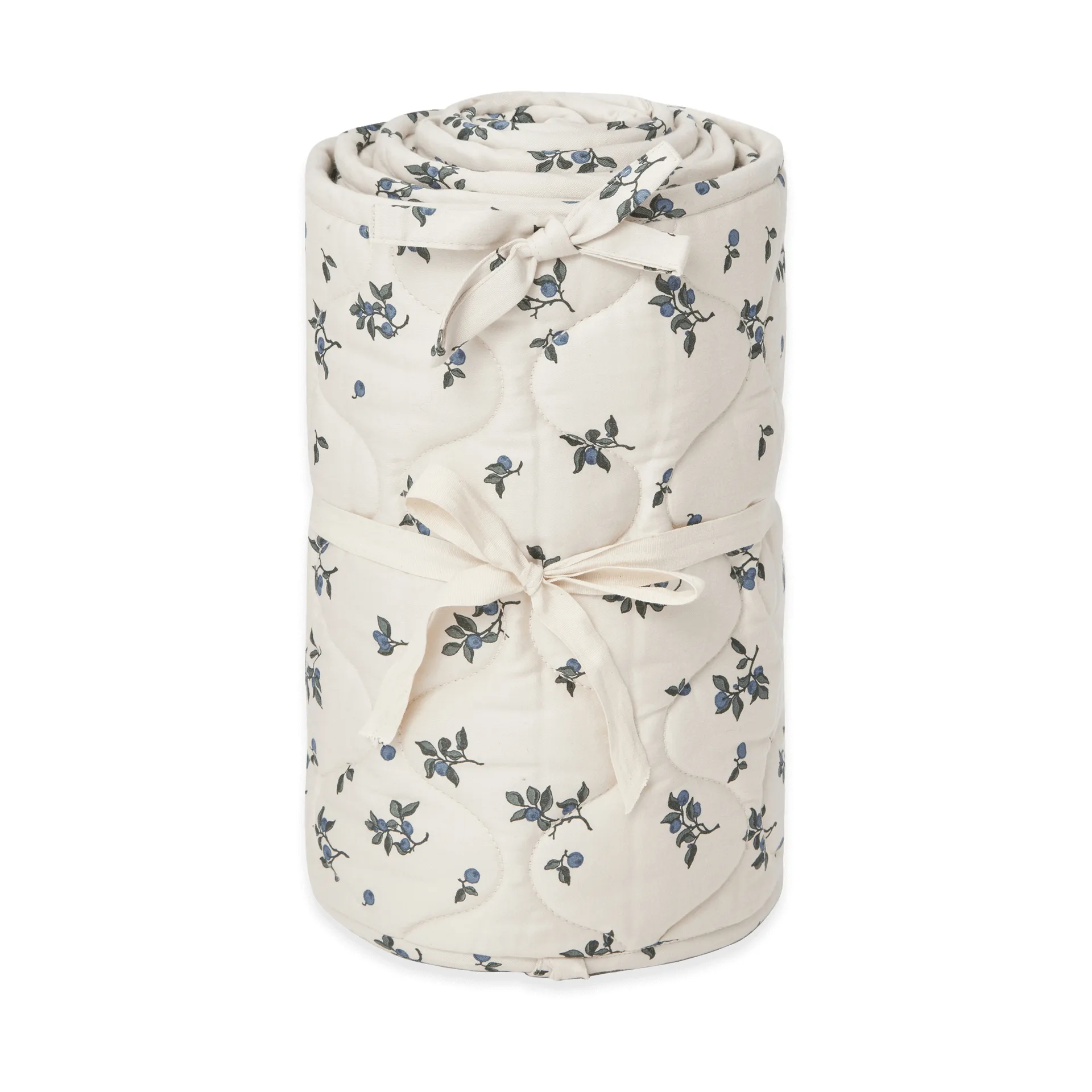 Blueberry サテンキルト クリブバンパー, 30x360 cm Garbo&Friends