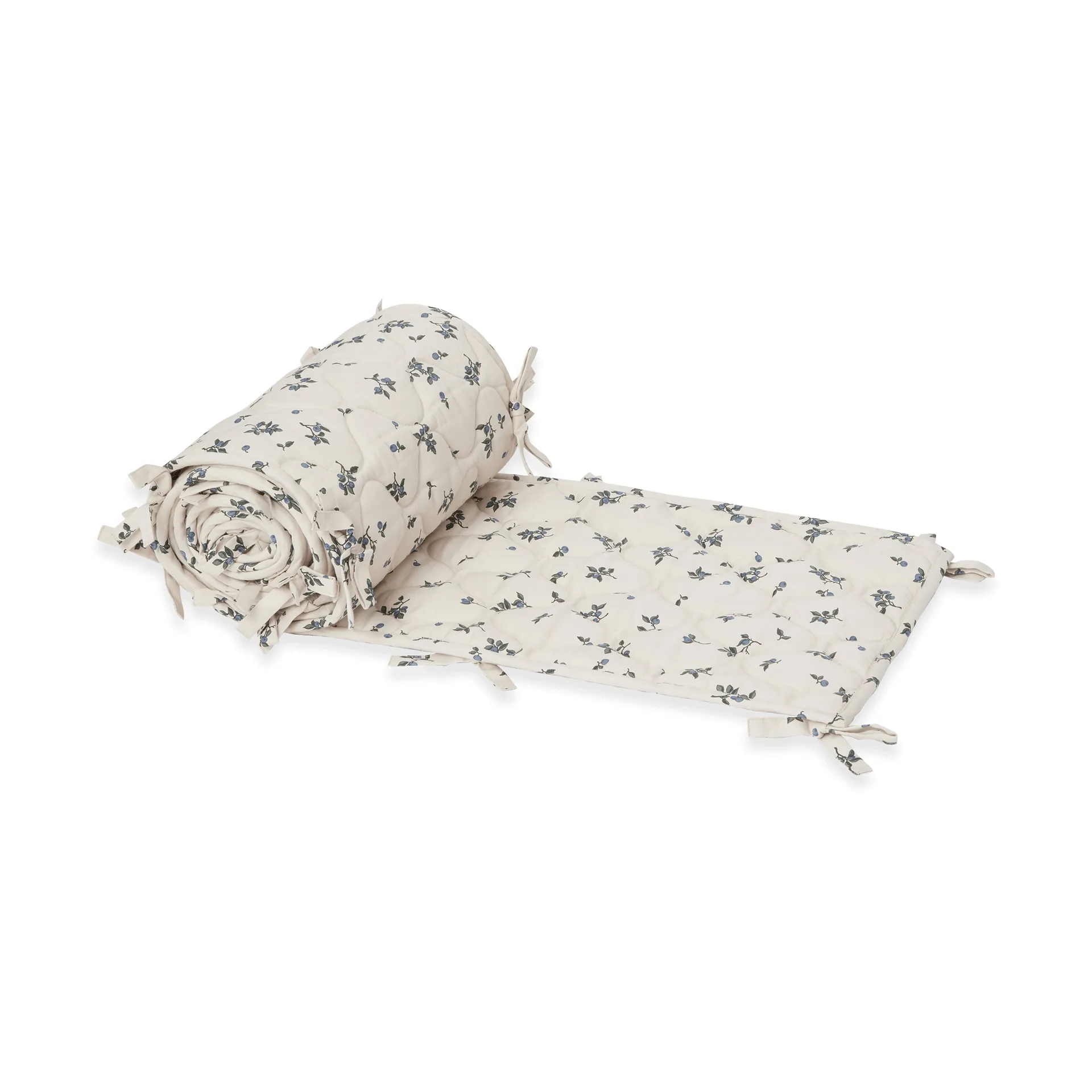 Blueberry サテンキルト クリブバンパー, 30x360 cm Garbo&Friends