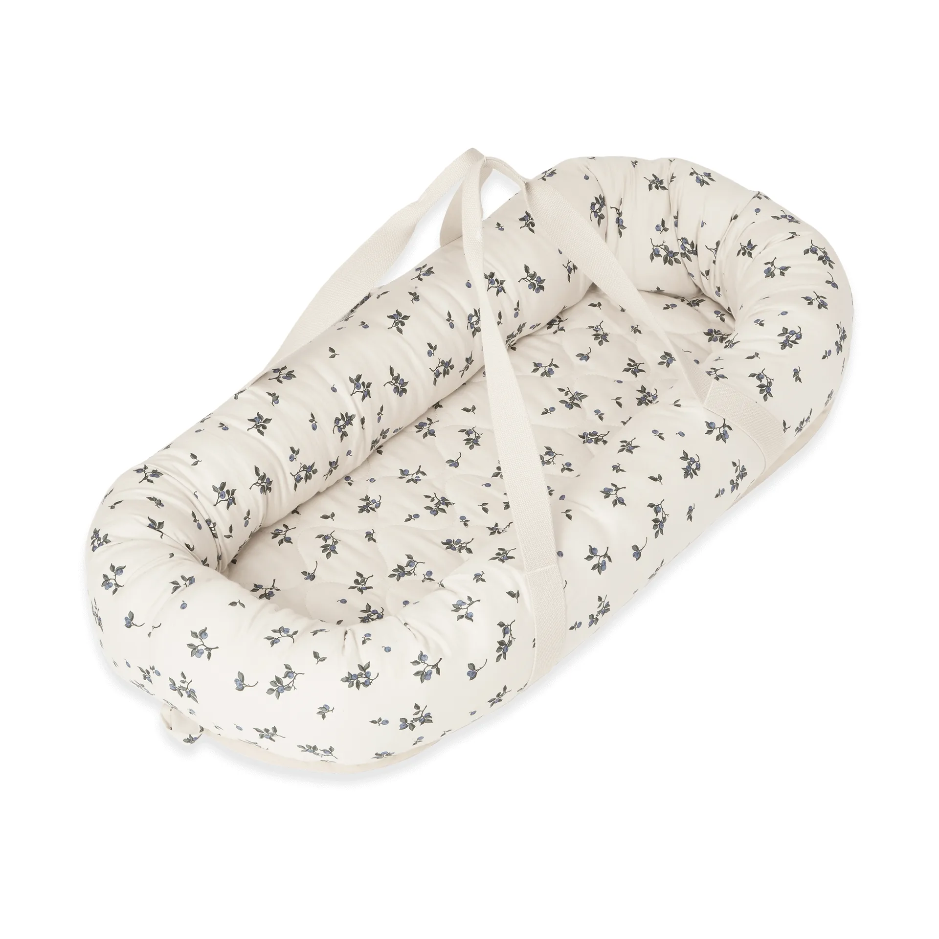 Blueberry サテンキルト ベビーネスト, 43x87x16 cm Garbo&Friends