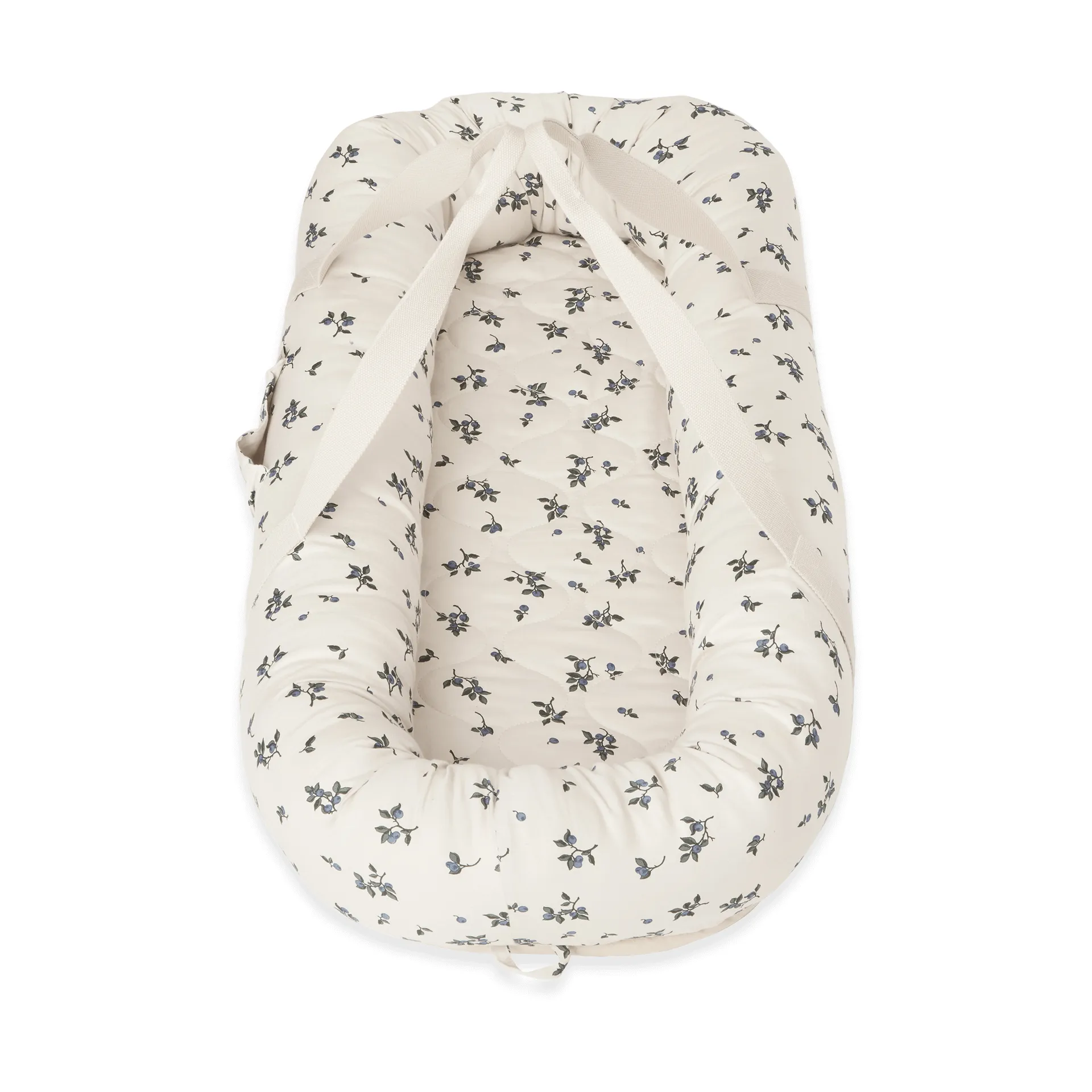 Blueberry サテンキルト ベビーネスト, 43x87x16 cm Garbo&Friends