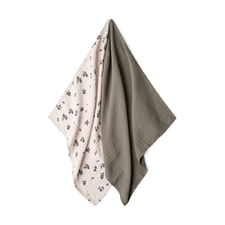 Blueberry Muslin スモールブランケット 2枚, 60x60 cm Garbo&Friends