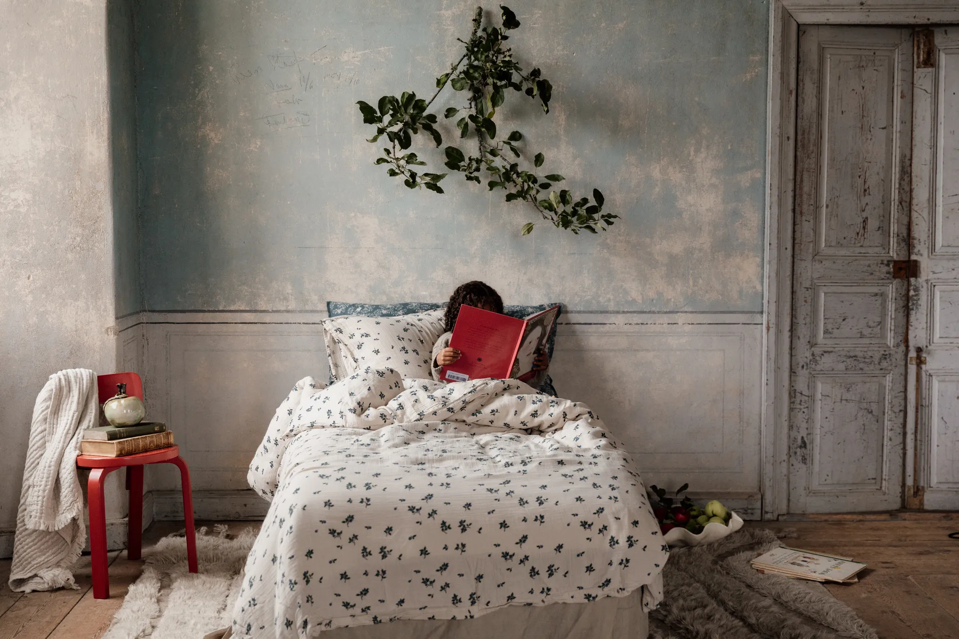 Blueberry Muslin 枕カバー, 50x70 cm Garbo&Friends