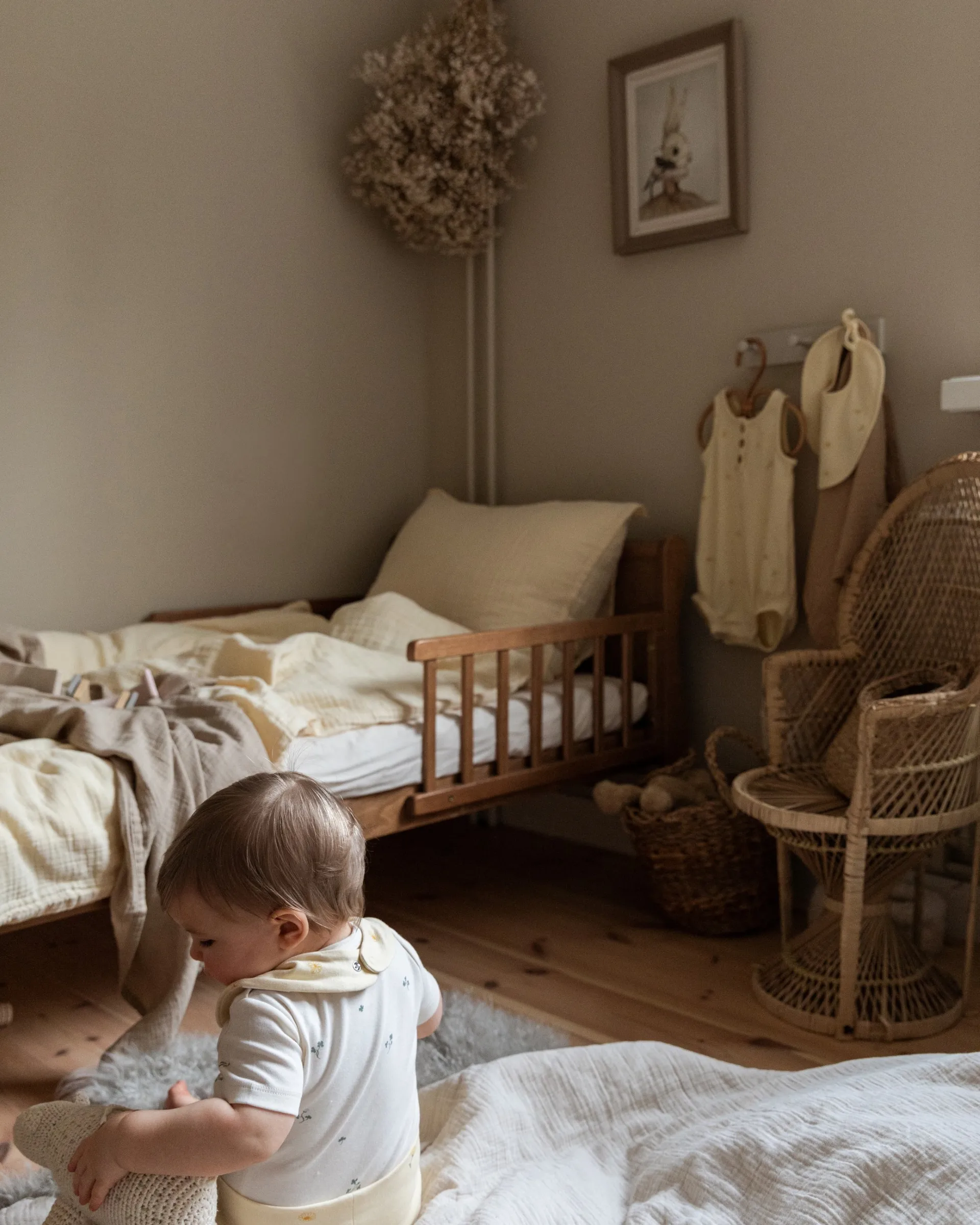 Eggshell Muslin パッド入り ブランケット, 100x140 cm Garbo&Friends