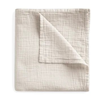 Eggshell Muslin スワドルブランケット - 110x110 cm - Garbo&Friends