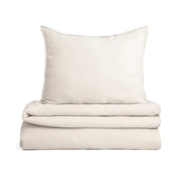 Eggshell Muslin ベッドセット - 140x200 cm/50x75 cm - Garbo&Friends