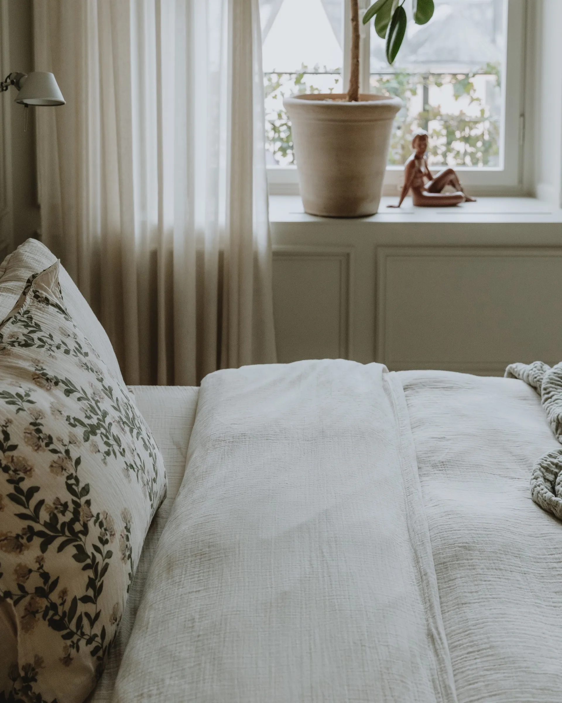 Eggshell Muslin デュベカバー ダブル, 220x240 cm Garbo&Friends