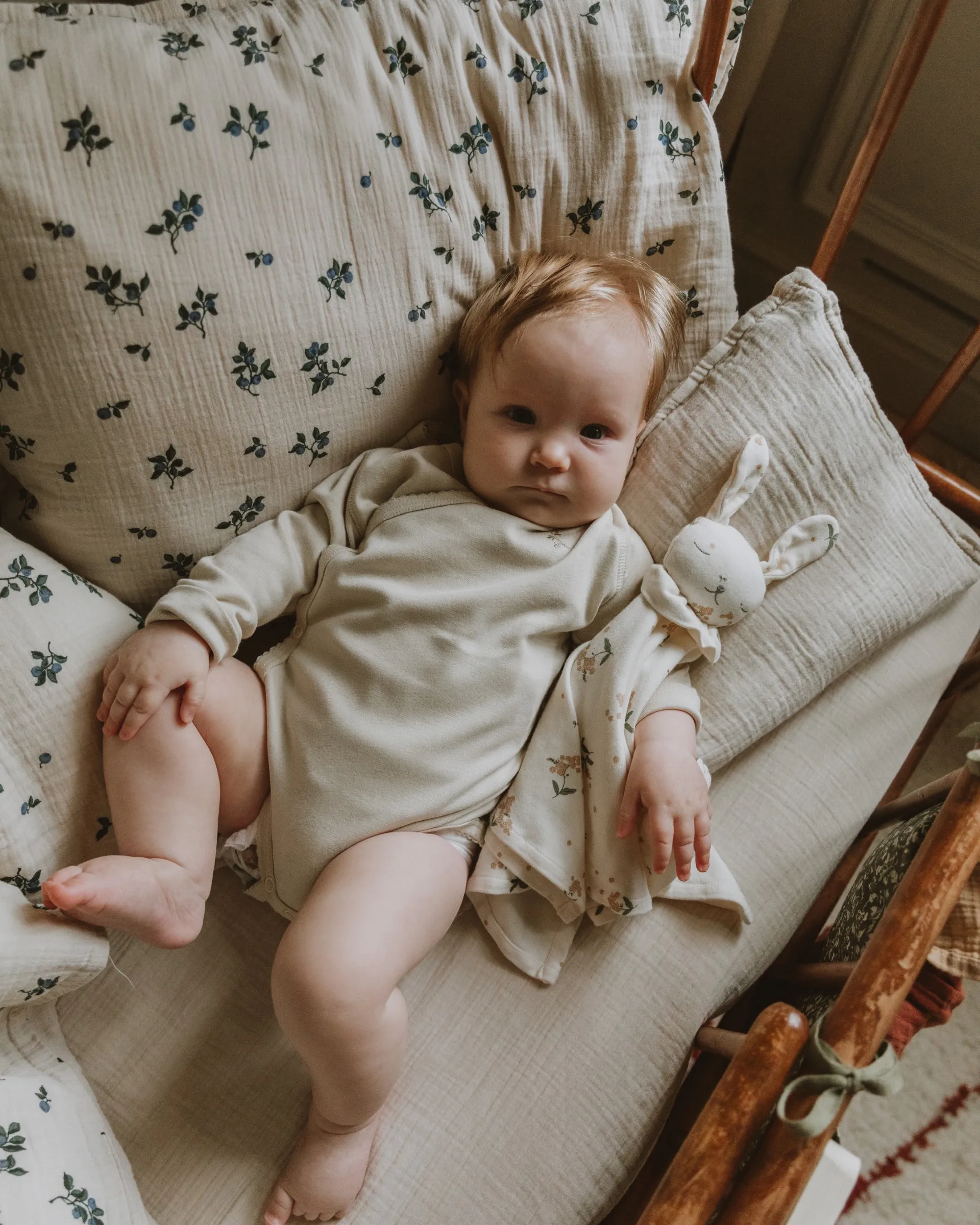 Eggshell Muslin ベッドシーツ, 60x120x20 cm Garbo&Friends