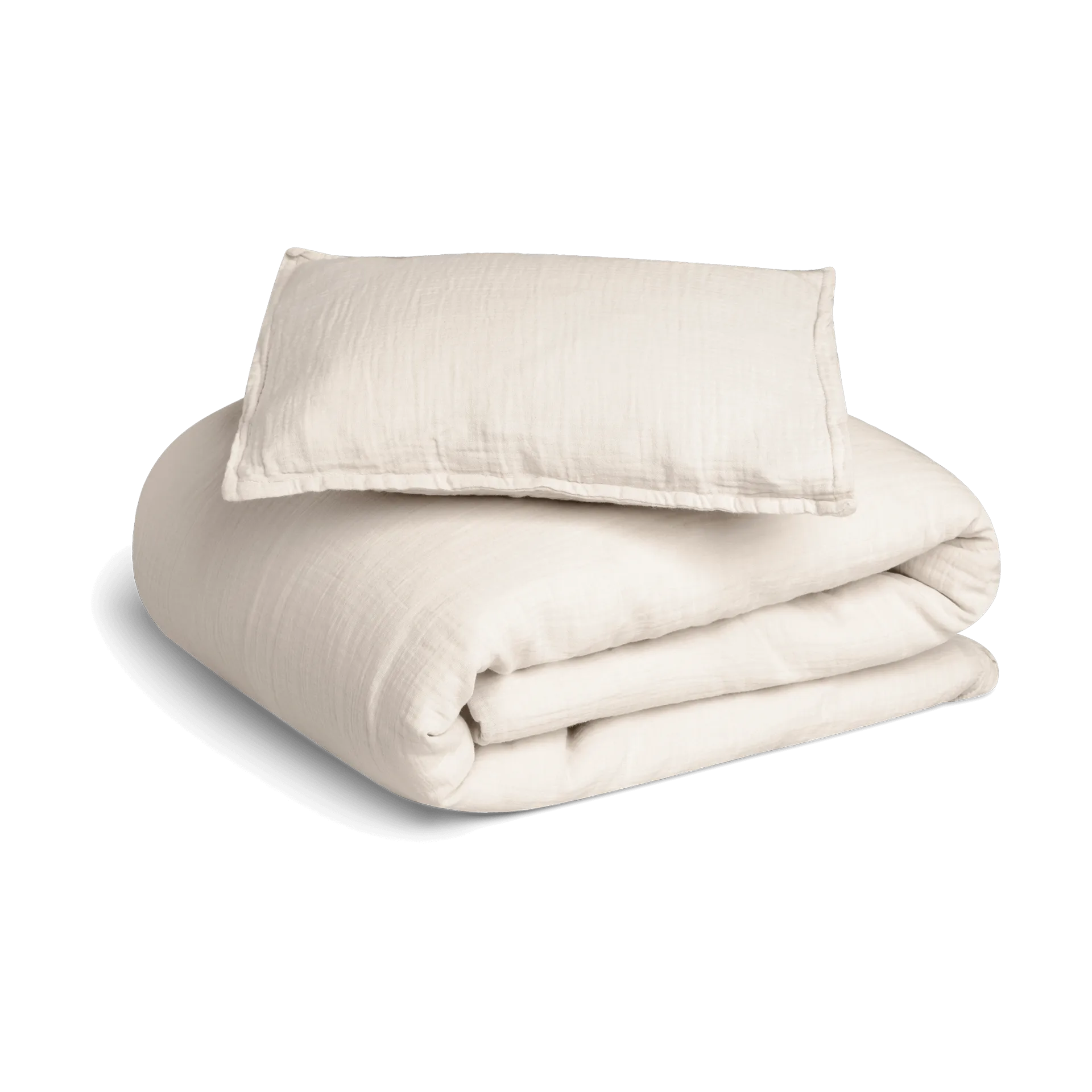 Eggshell Muslin ベッドセット junior, 100x130 cm/35x55 cm Garbo&Friends