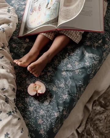 Fauna Forest ベッドシーツ - 60x120x20 cm - Garbo&Friends