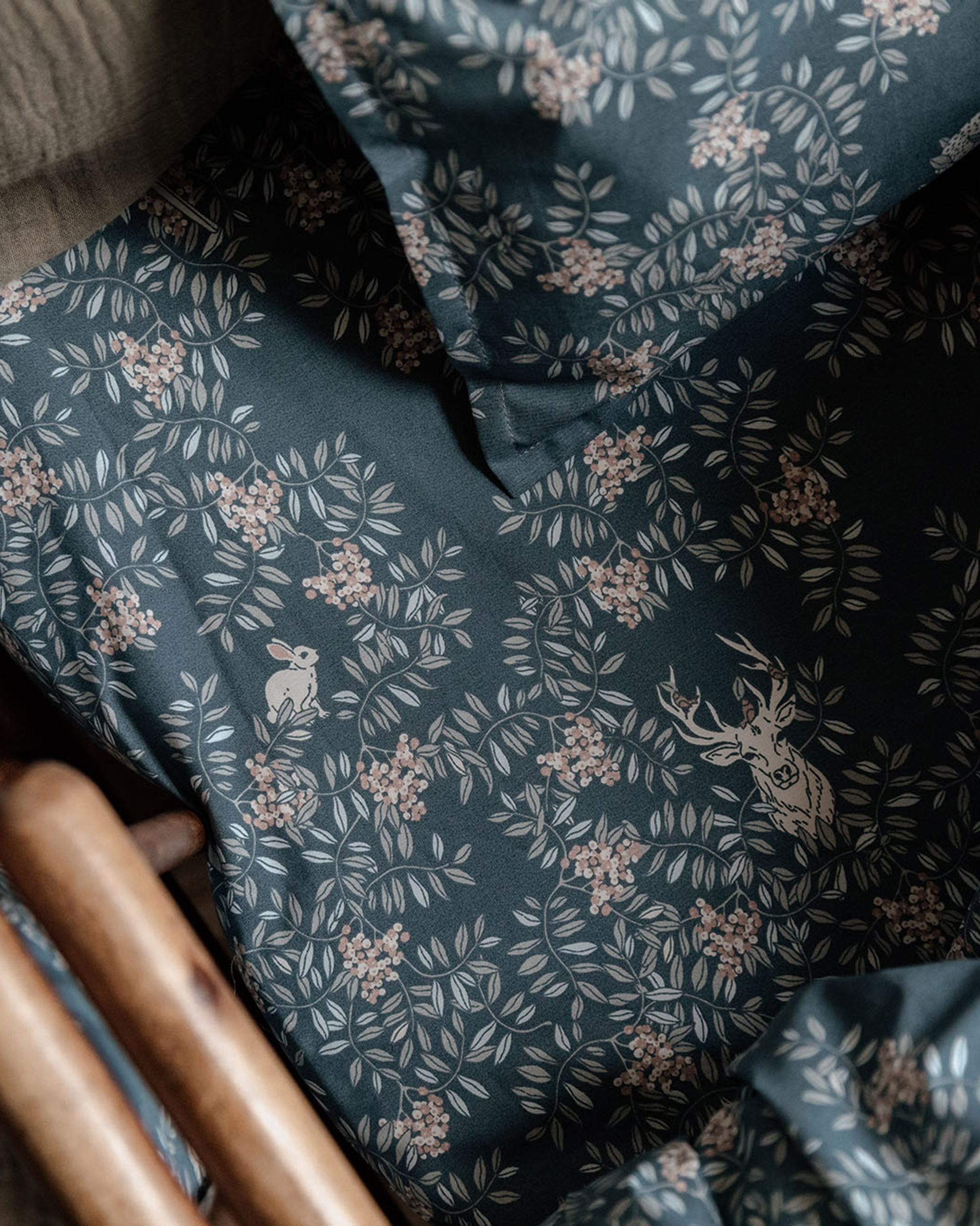 独特な Percale Bed Set Single Floral Moss その他 - その他