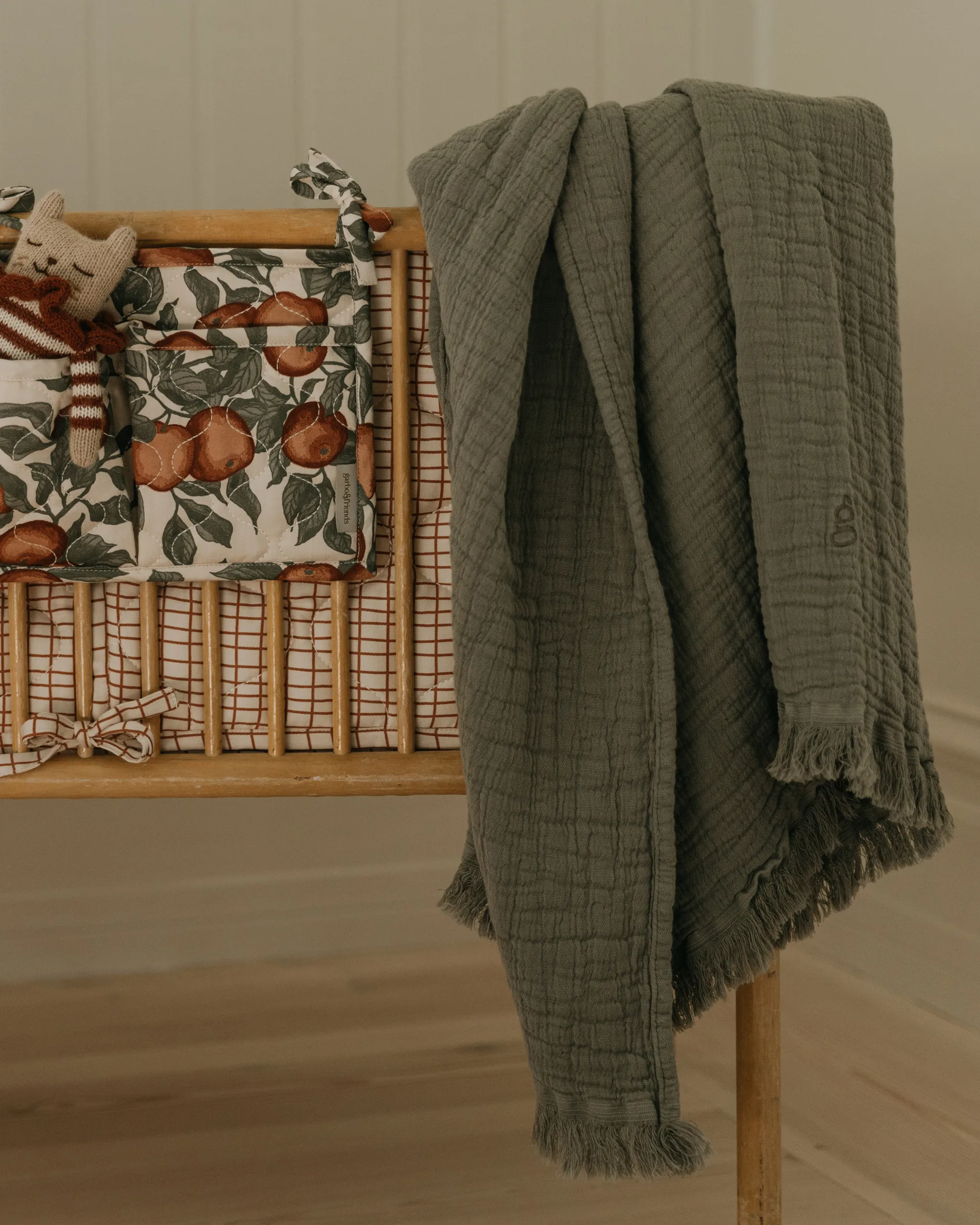 Geranium Cotton Mellow ブランケット, 130x170 cm Garbo&Friends