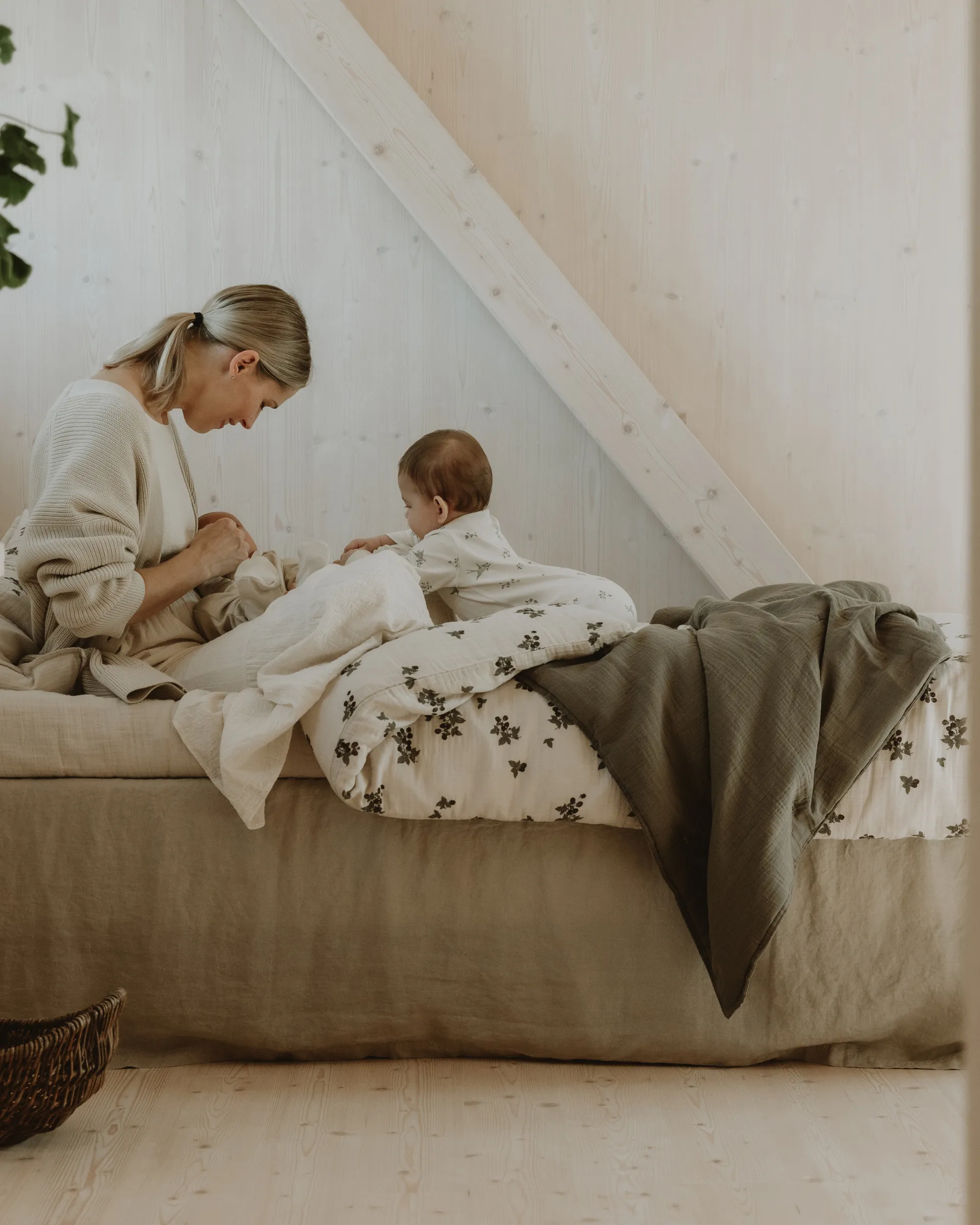 Geranium Muslin パッド入り ブランケット, 100x140 cm Garbo&Friends