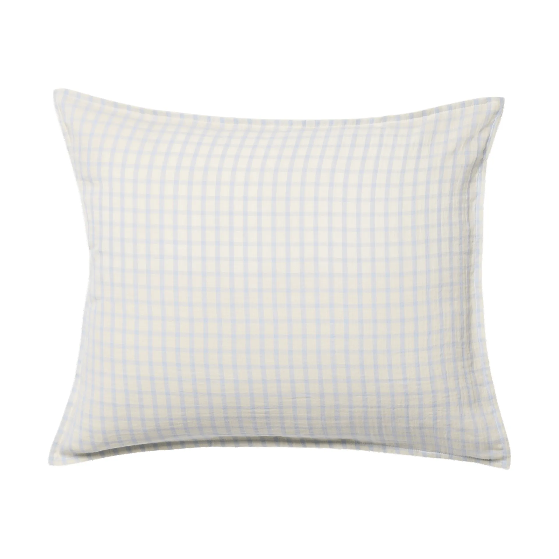 Gingham Sky Blue Muslin 枕カバー, Sky 50x70 cm Garbo&Friends