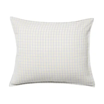 Gingham Sky Blue Muslin 枕カバー - Sky 50x70 cm - Garbo&Friends