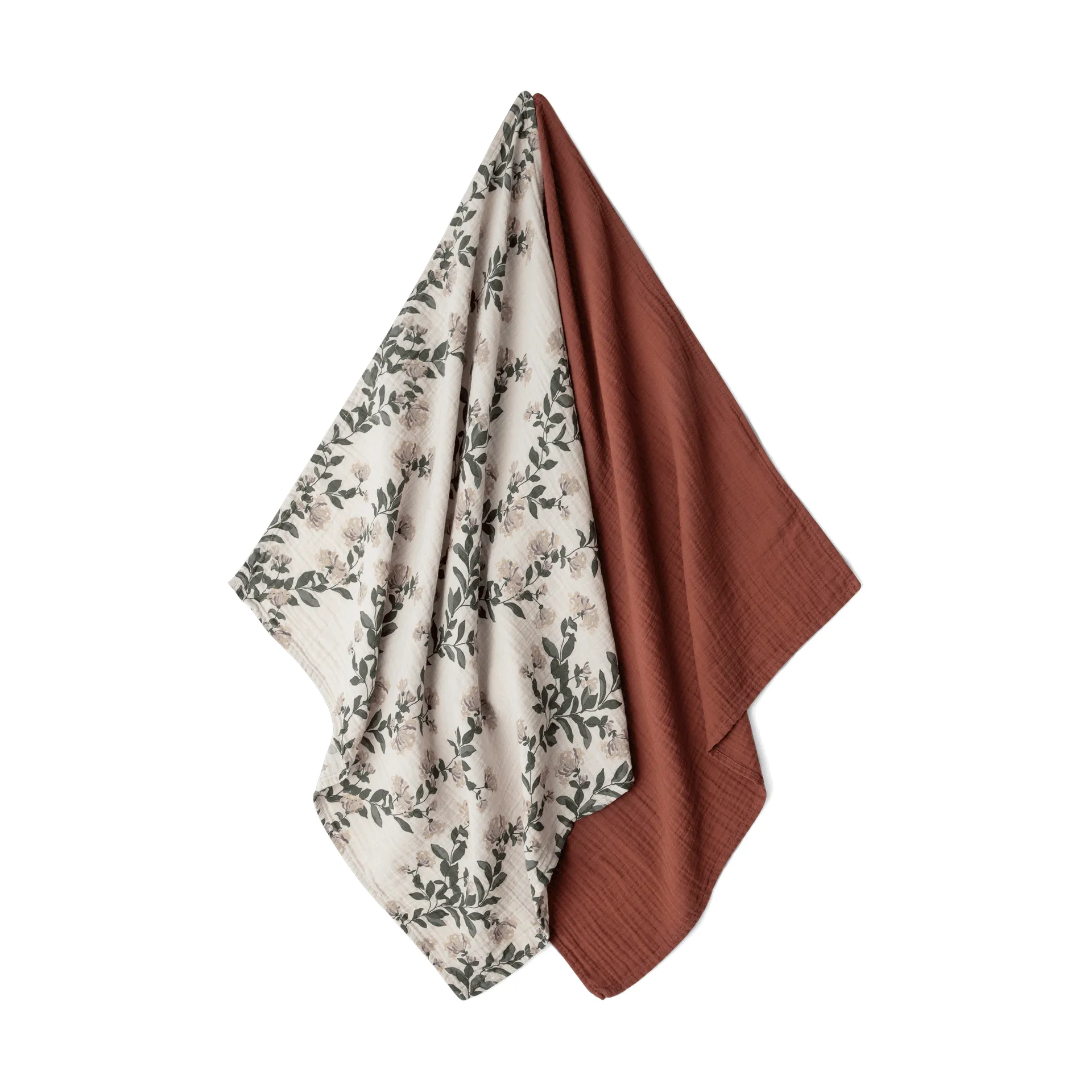 Honeysuckle Muslin スモールブランケット 2枚, 60x60 cm Garbo&Friends