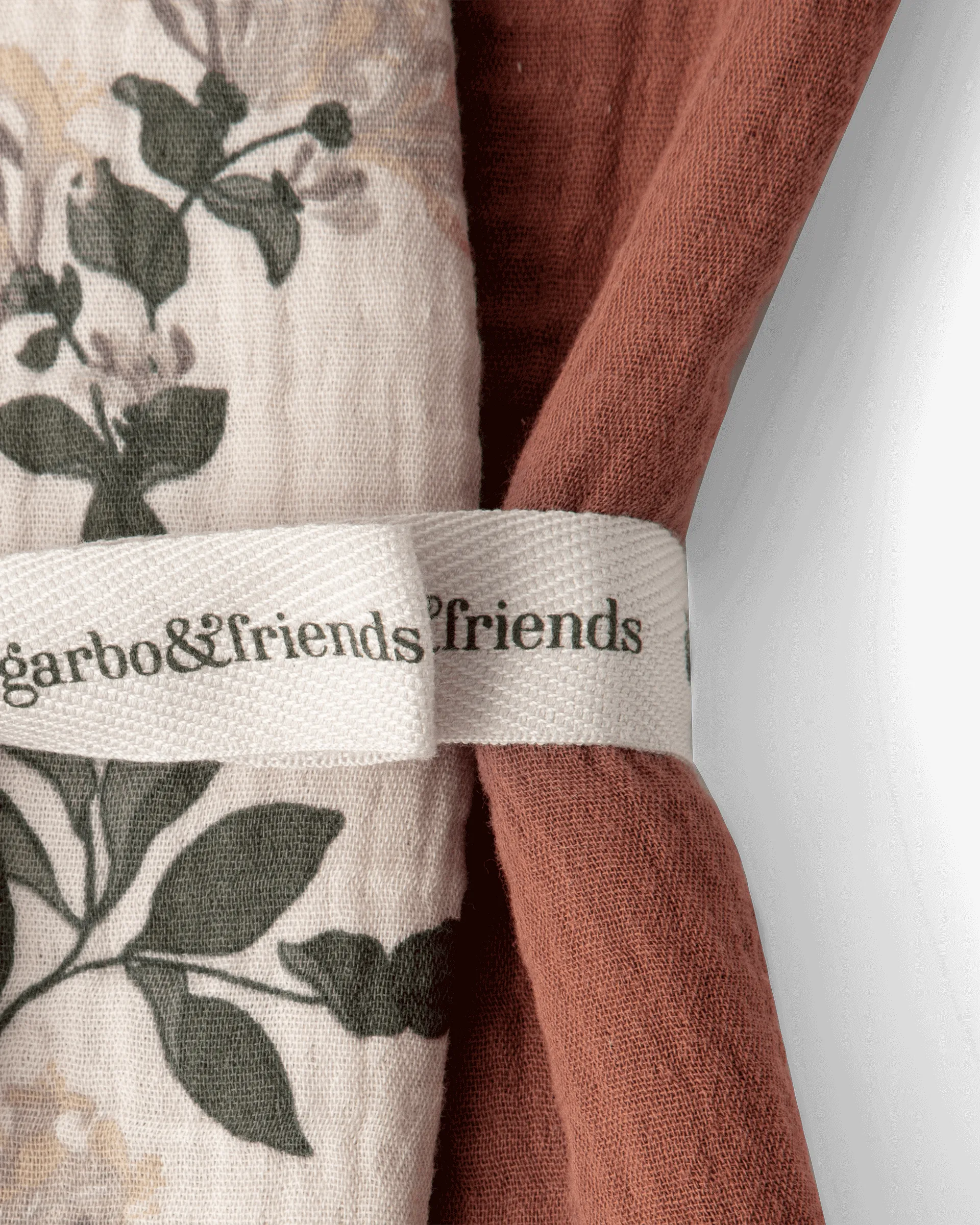 Honeysuckle Muslin スモールブランケット 2枚, 60x60 cm Garbo&Friends