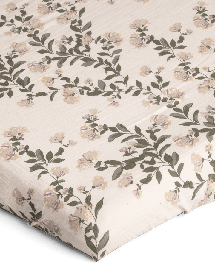 Honeysuckle Muslin ベッドシーツ, 90x200x30 cm Garbo&Friends