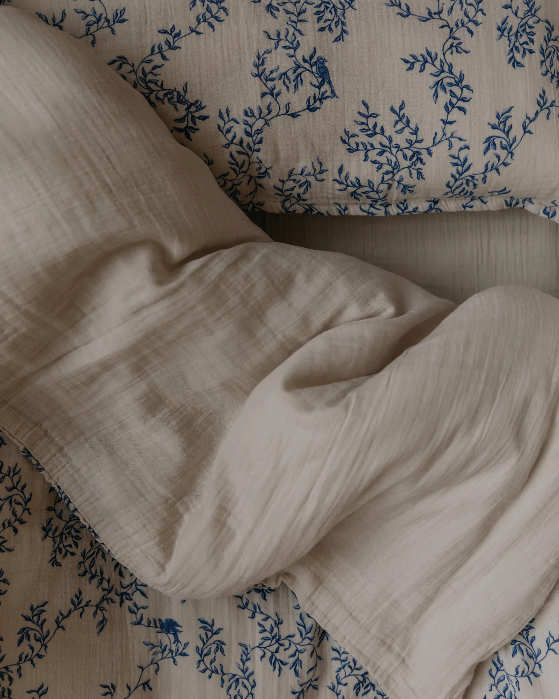 Jardim モスリン 寝具セット ジュニア, 100x130 cm/35x55 cm Garbo&Friends