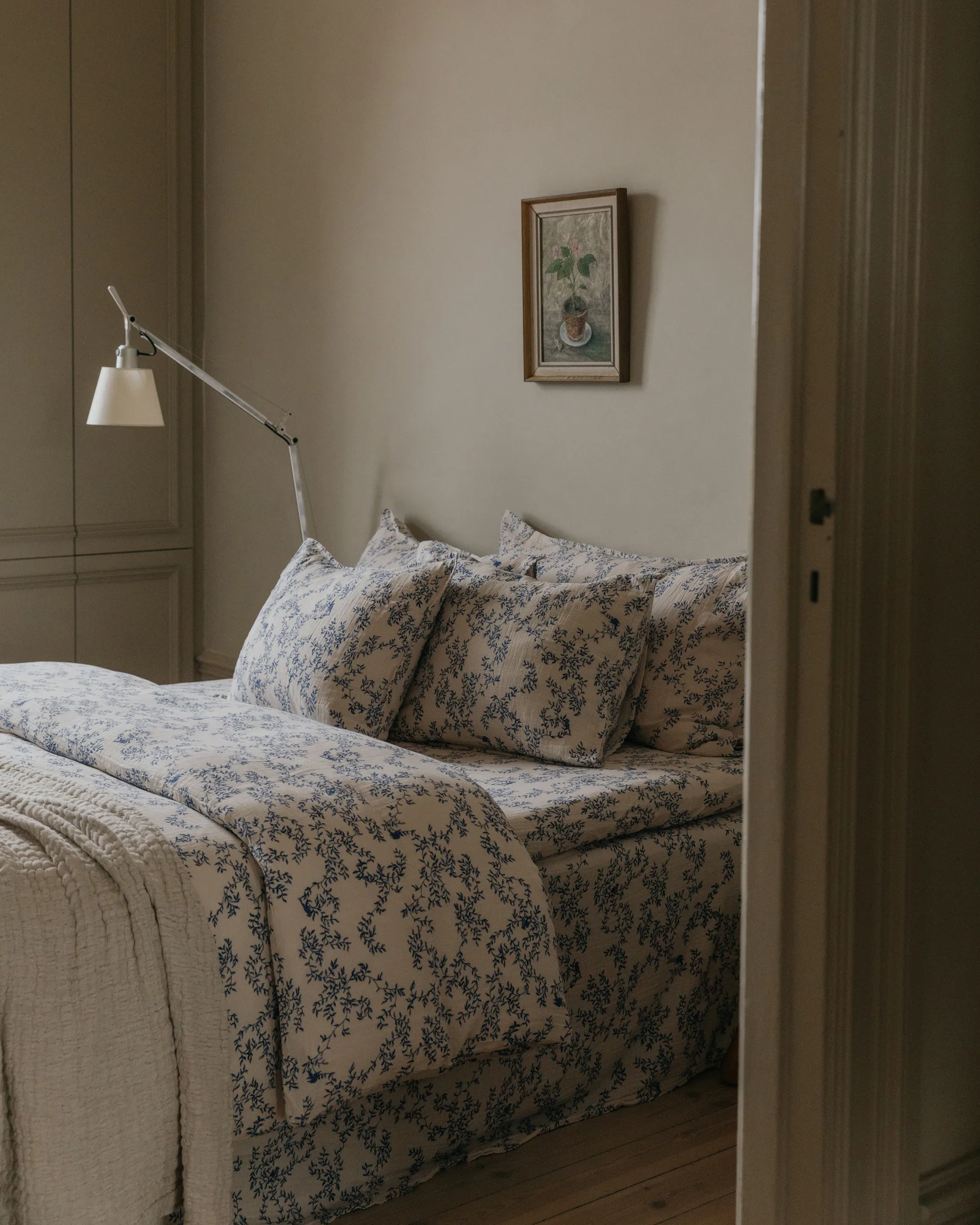 Jardim モスリン ベッドスカート, 160x200x53 cm Garbo&Friends