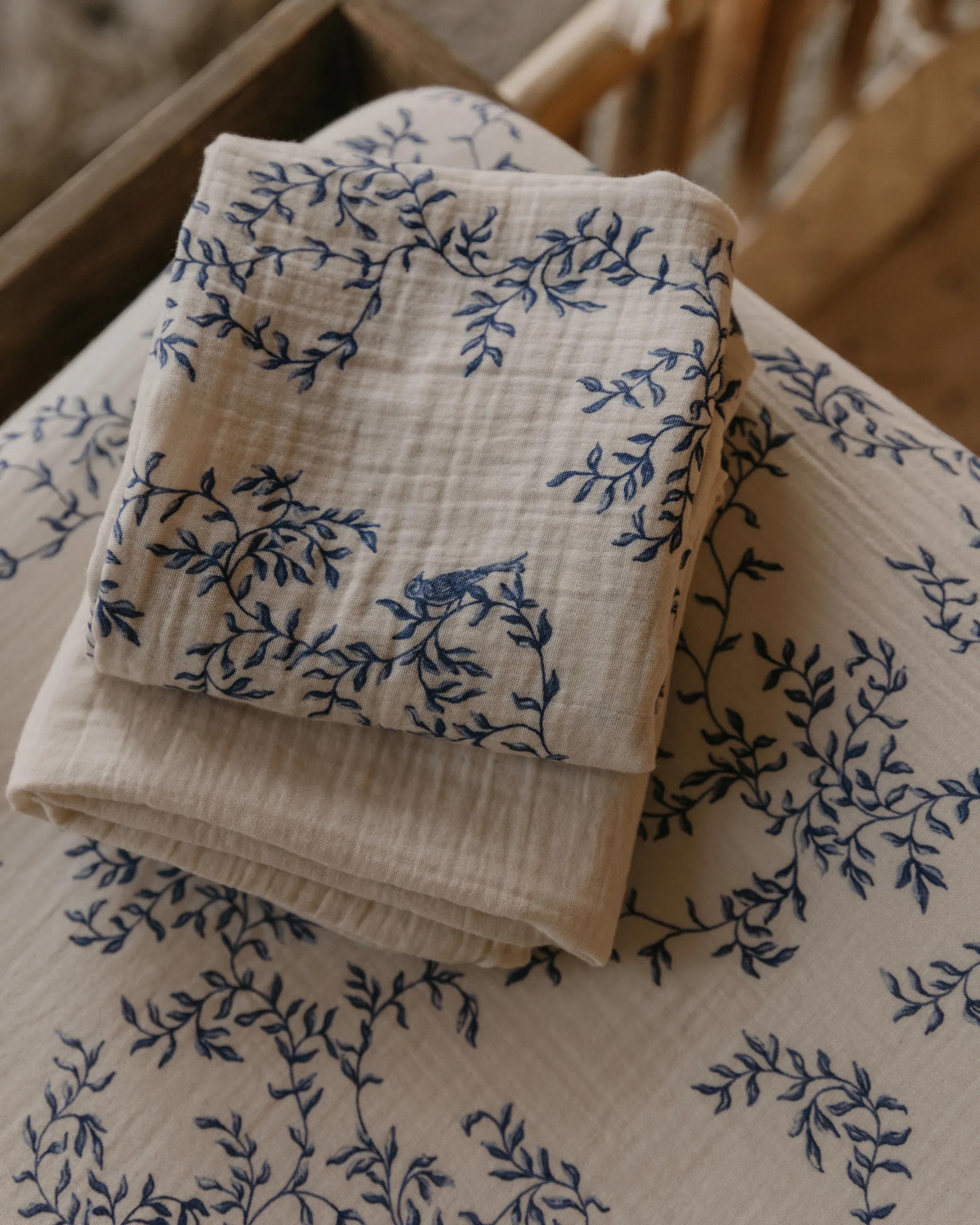 Jardim モスリン スモールブランケット 2枚, 60x60 cm Garbo&Friends